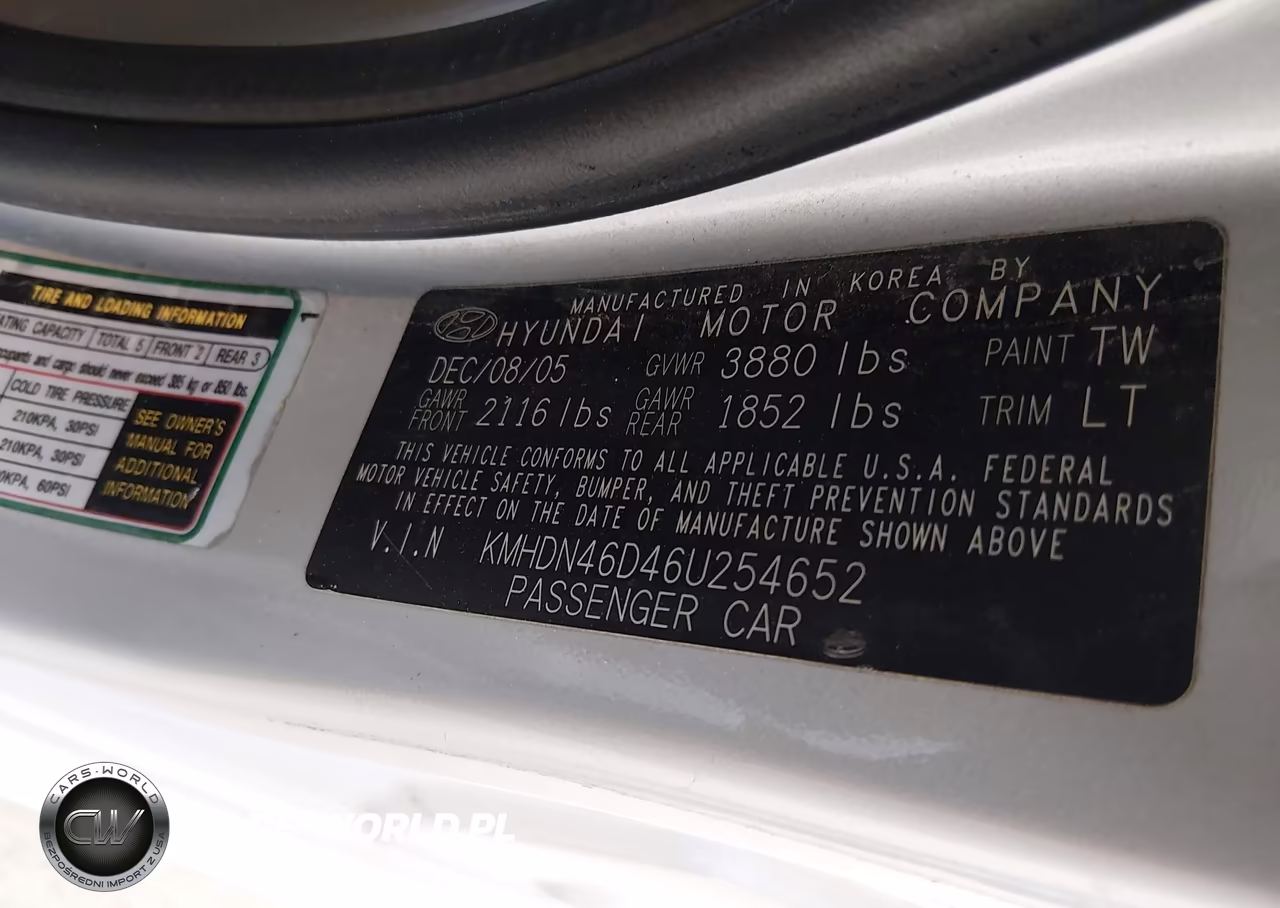 2006 Hyundai Elantra Gls-Limited VIN:KMHDN46D46U254652 - 9