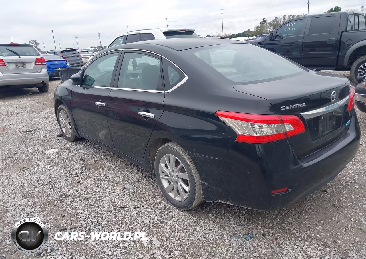 2013 Nissan Sentra Sv VIN:3N1AB7AP4DL653414 - 3