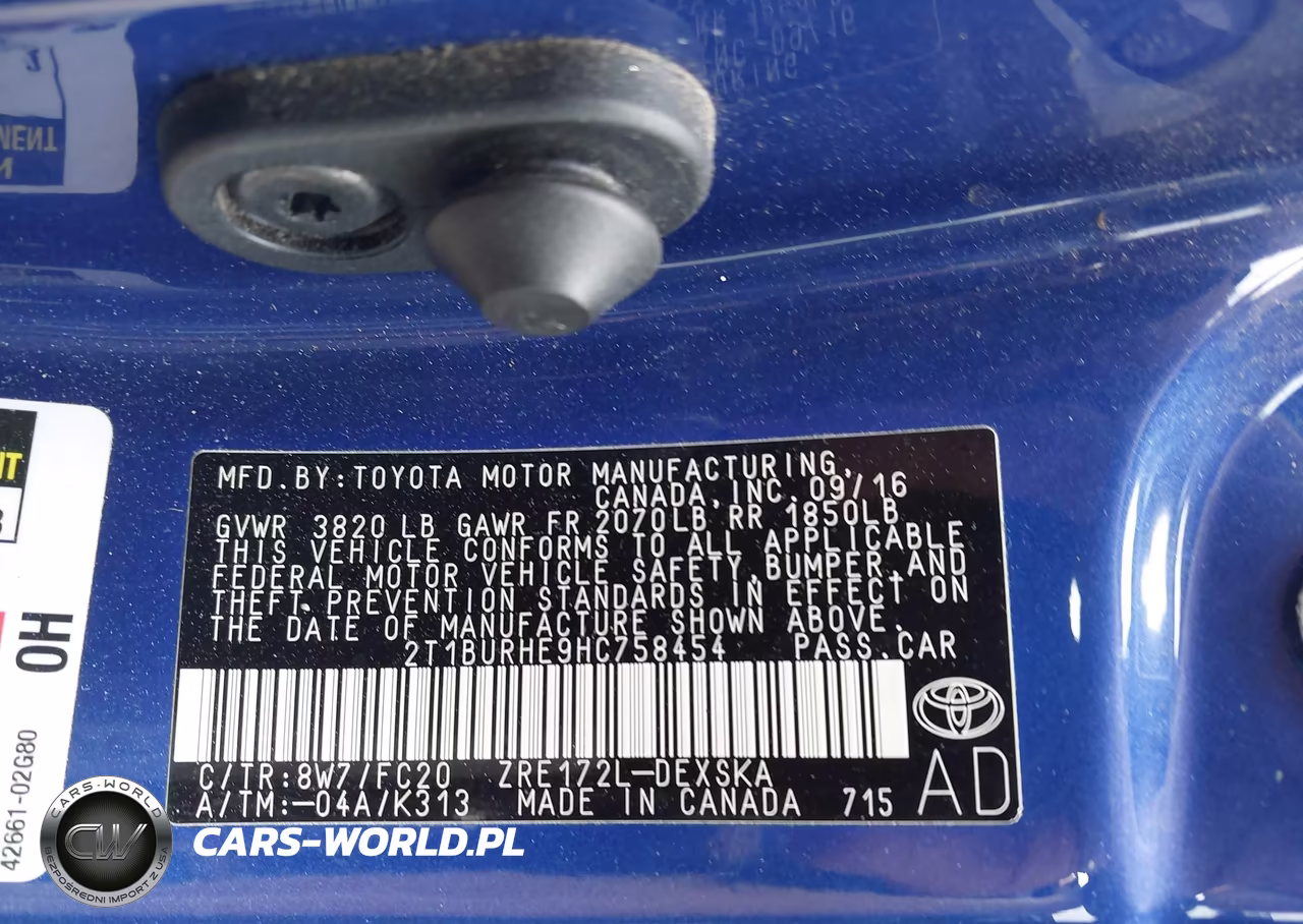 2017 Toyota Corolla Se VIN:2T1BURHE9HC758454 - 9