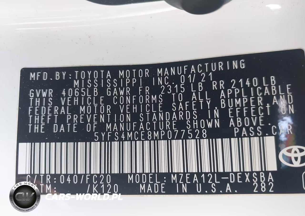2021 Toyota Corolla Se VIN:5YFS4MCE8MP077528 - 9