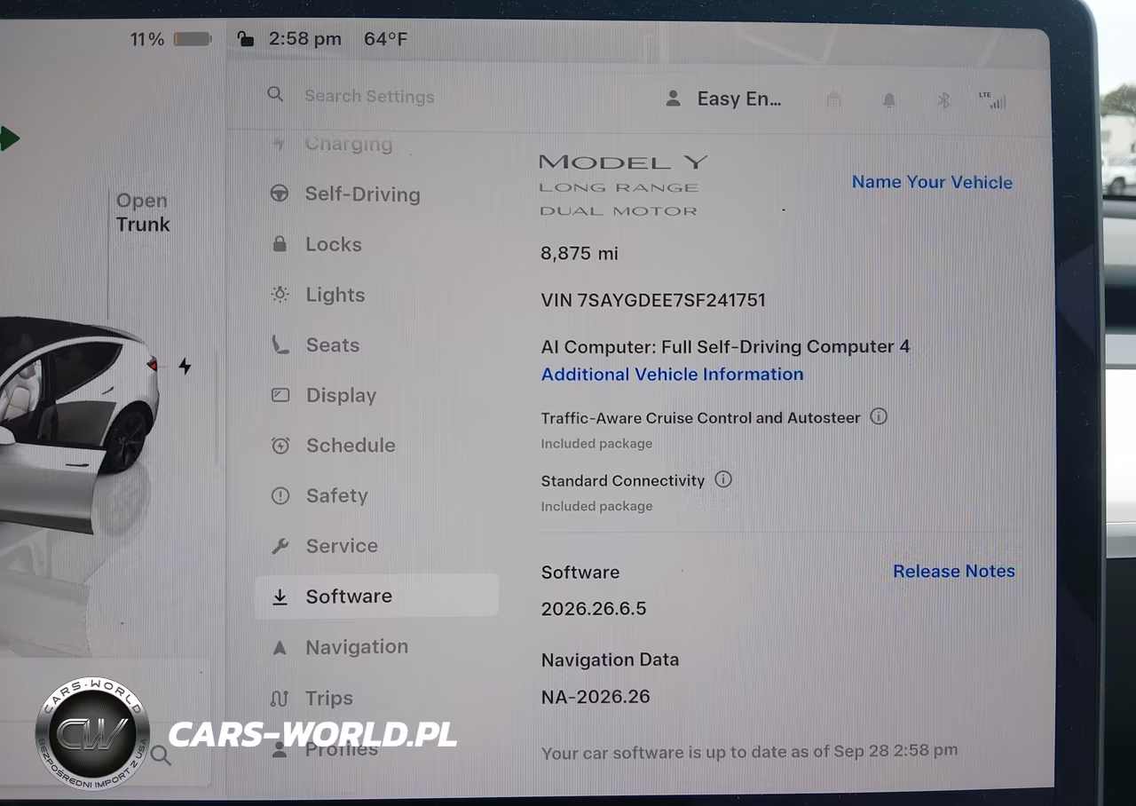 2025 Tesla Model Y Long Range Dual Motor All-Wheel Drive VIN:7SAYGDEE7SF241751 - 7
