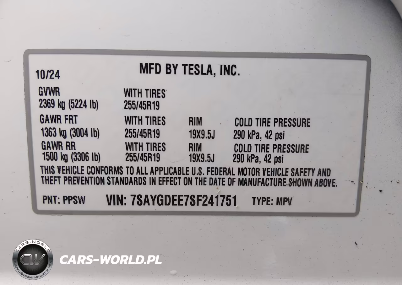 2025 Tesla Model Y Long Range Dual Motor All-Wheel Drive VIN:7SAYGDEE7SF241751 - 9