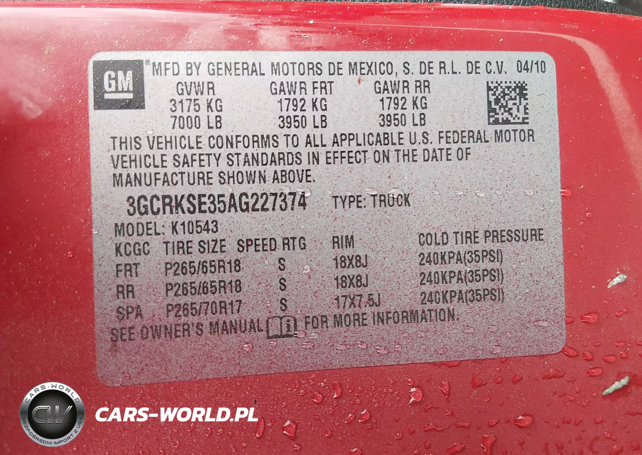 2010 Chevrolet Silverado 1500 Lt VIN:3GCRKSE35AG227374 - 9