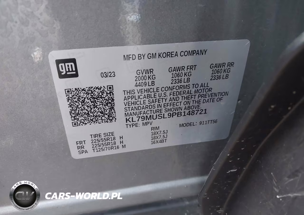 2023 Chevrolet Trailblazer Awd Rs VIN:KL79MUSL9PB148721 - 9
