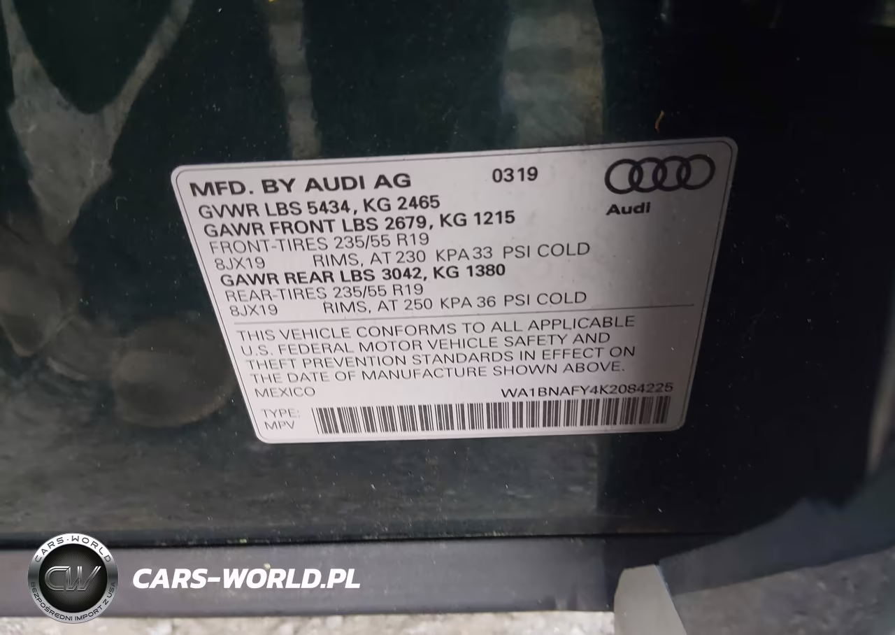 2019 Audi Q5 45 Premium VIN:WA1BNAFY4K2084225 - 9