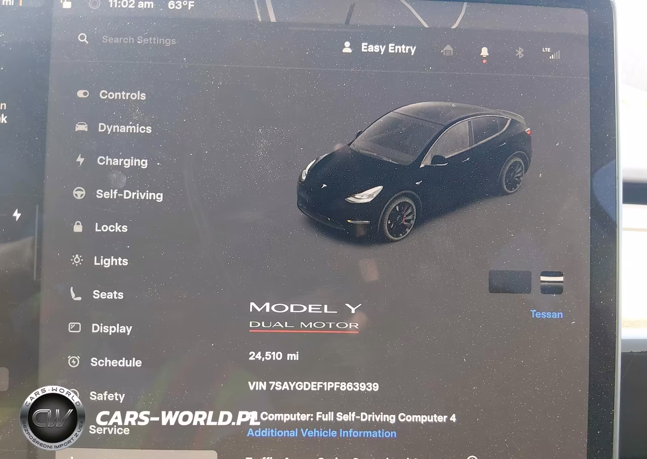2023 Tesla Model Y Performance Dual Motor All-Wheel Drive VIN:7SAYGDEF1PF863939 - 7