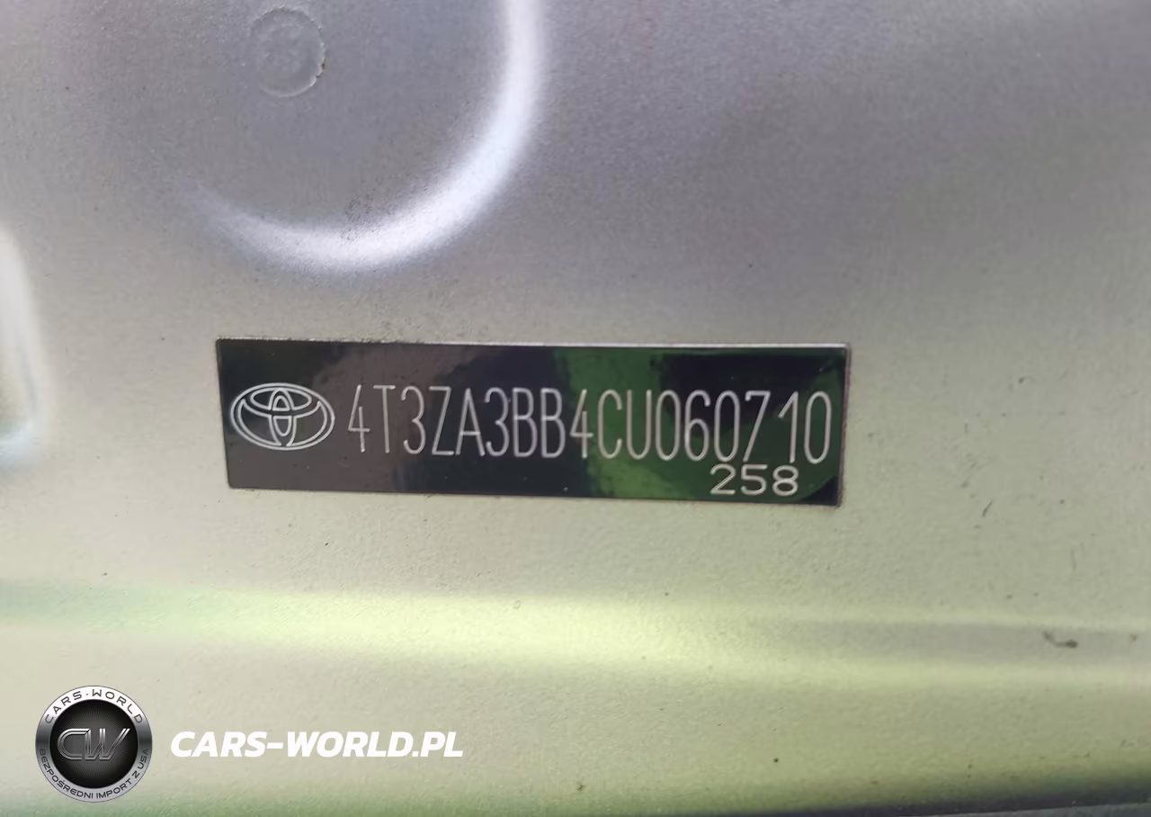 2012 Toyota Venza Le VIN:4T3ZA3BB4CU060710 - 9