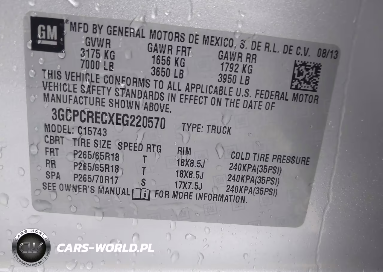 2014 Chevrolet Silverado 1500 1Lt VIN:3GCPCRECXEG220570 - 9