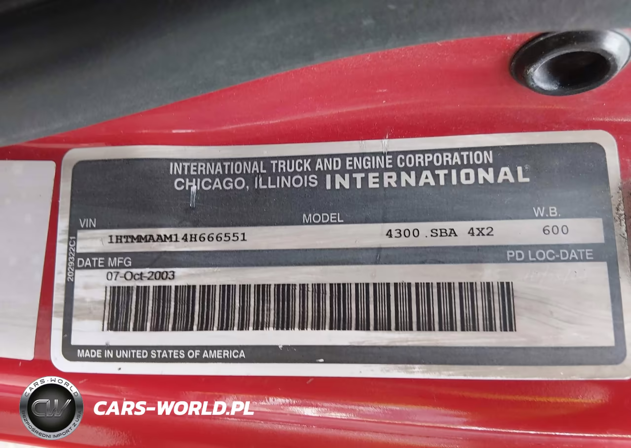 2004 International 4000 4300 VIN:1HTMMAAM14H666551 - 8