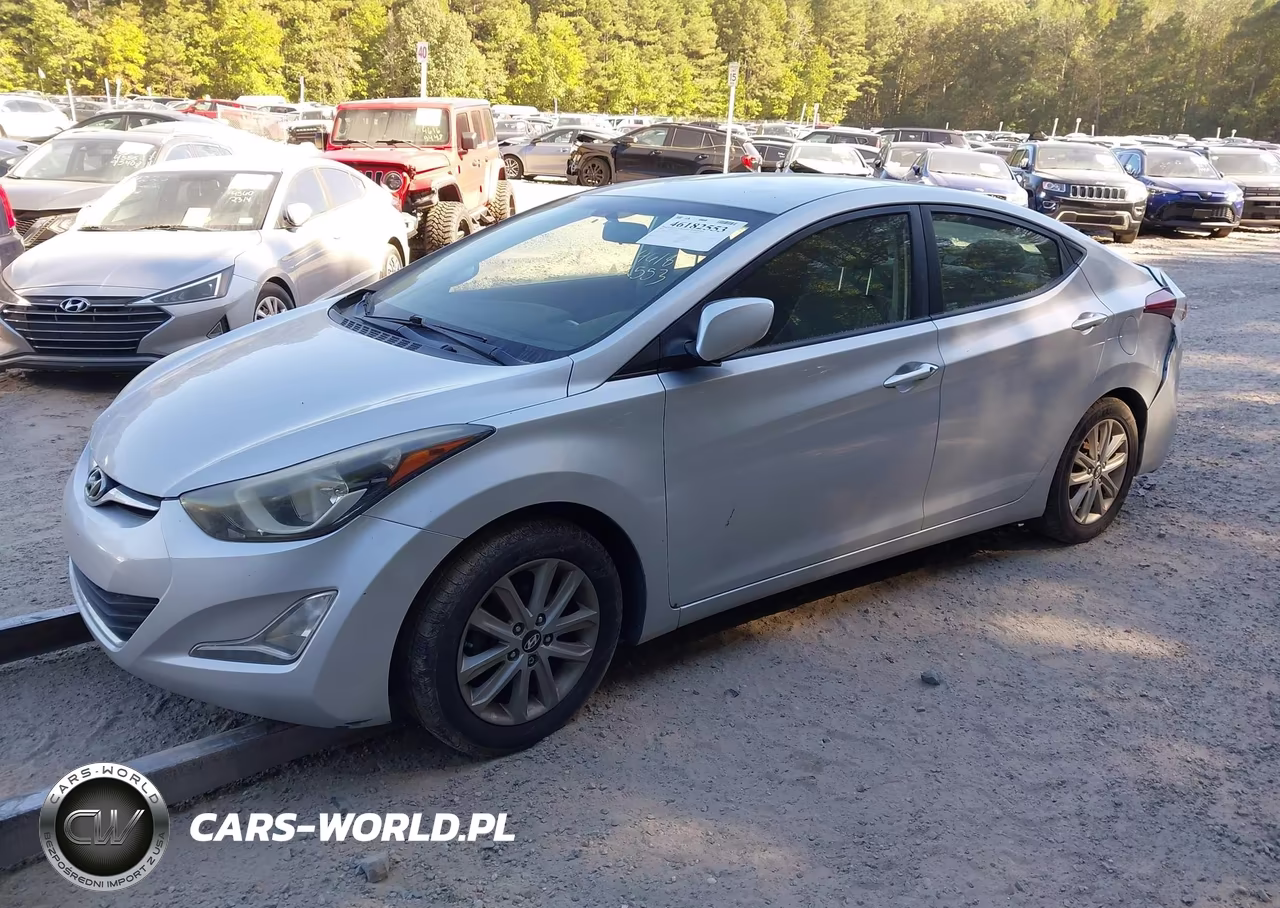 2014 Hyundai Elantra Se VIN:KMHDH4AE1EU038876 - 2