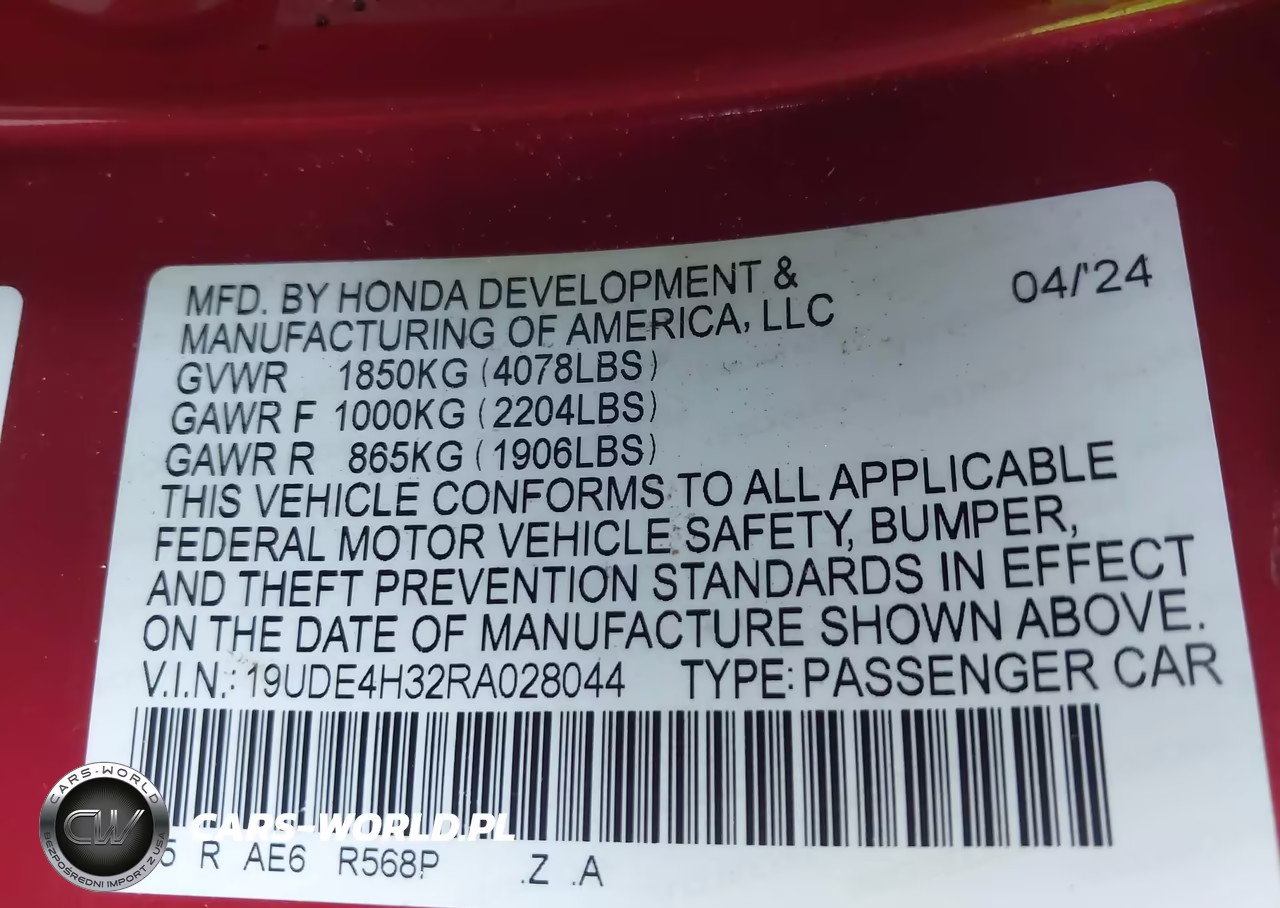 2024 Acura Integra A-Spec VIN:19UDE4H32RA028044 - 9