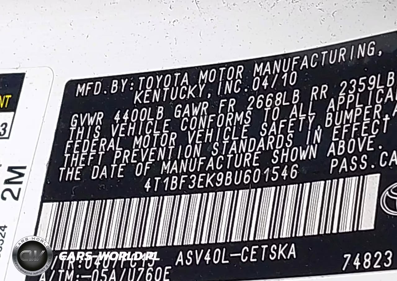 2011 Toyota Camry Se VIN:4T1BF3EK9BU601546 - 9