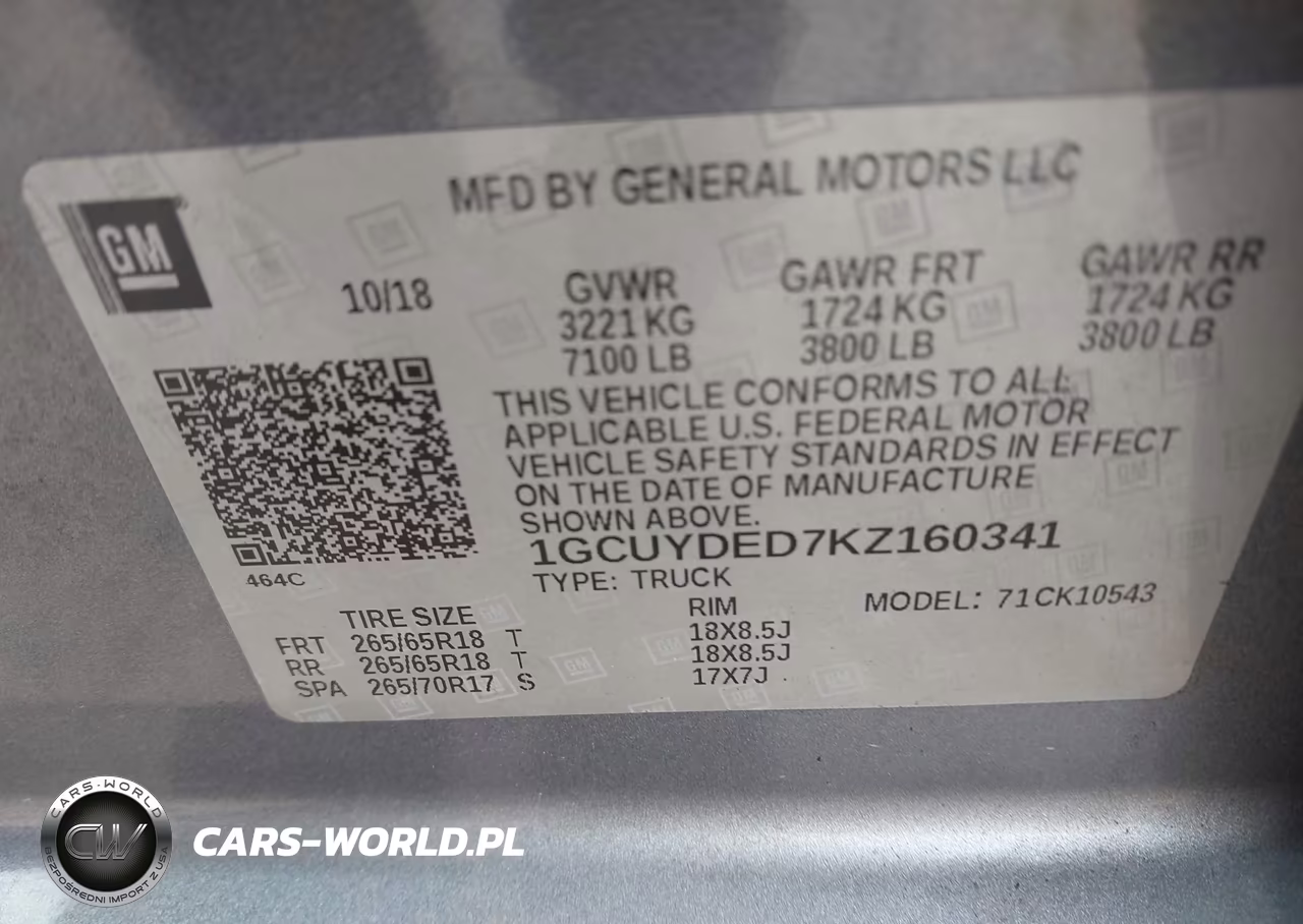 2019 Chevrolet Silverado 1500 Lt VIN:1GCUYDED7KZ160341 - 9
