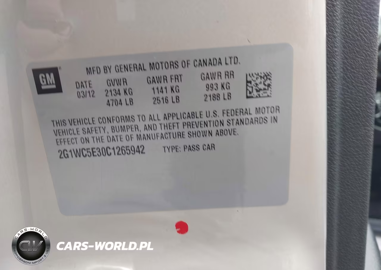 2012 Chevrolet Impala Ltz VIN:2G1WC5E30C1265942 - 9