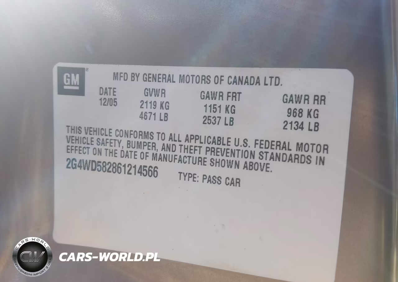 2006 Buick Lacrosse Cxl VIN:2G4WD582861214566 - 9