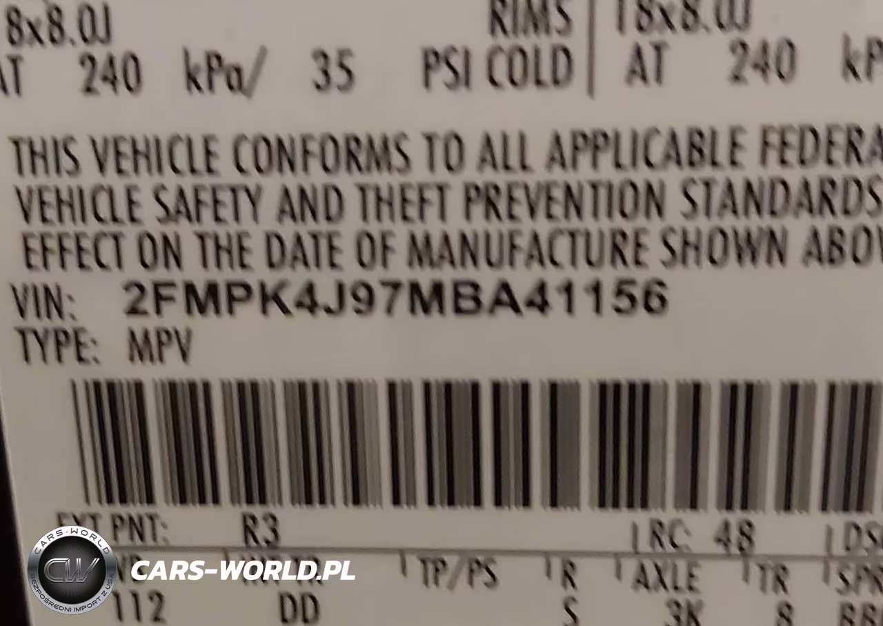 2021 Ford Edge Sel VIN:2FMPK4J97MBA41156 - 9