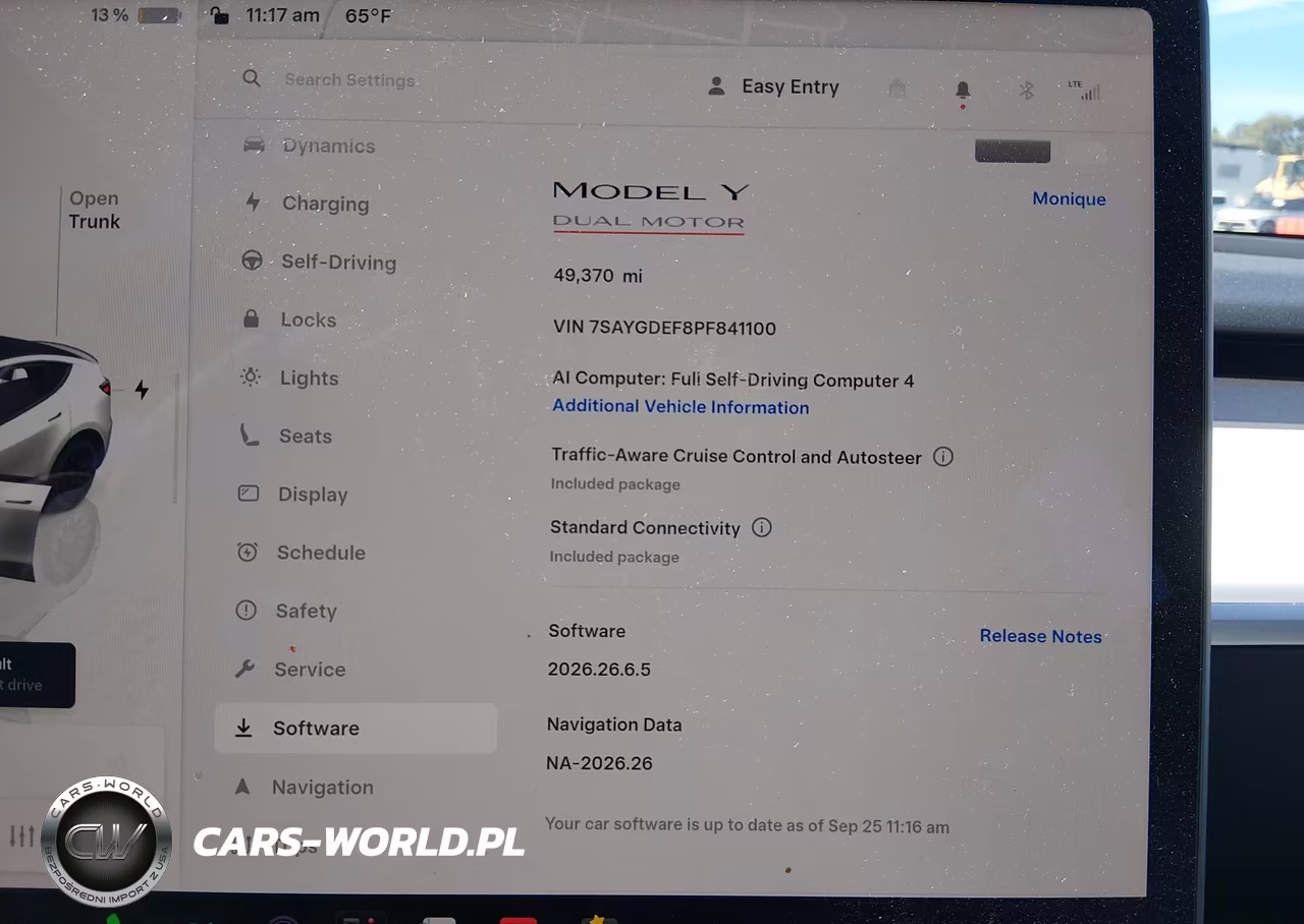 2023 Tesla Model Y Performance Dual Motor All-Wheel Drive VIN:7SAYGDEF8PF841100 - 7