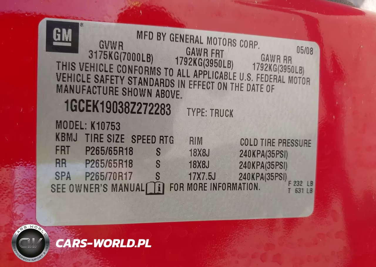 2008 Chevrolet Silverado 1500 Lt1 VIN:1GCEK19038Z272283 - 9