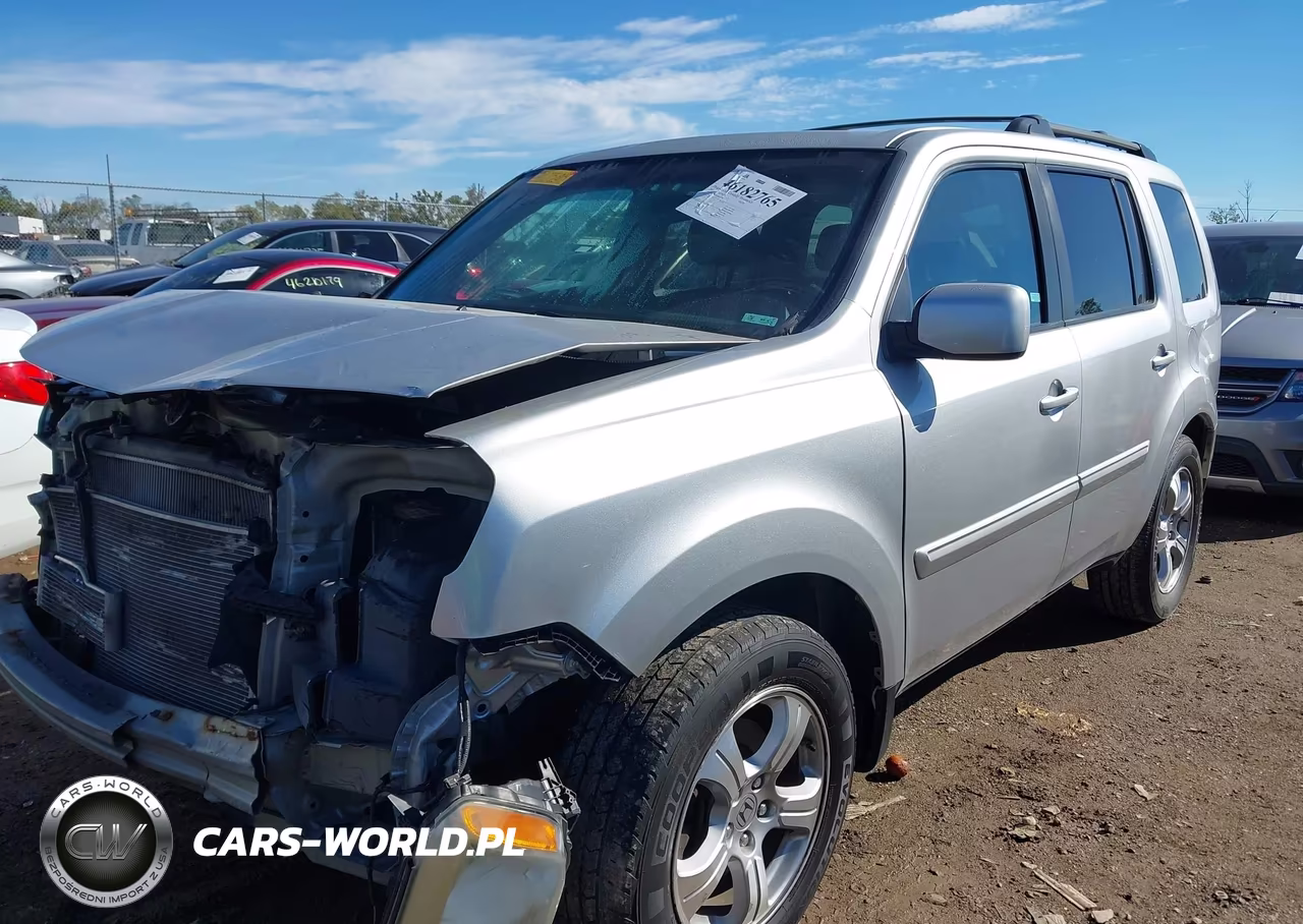 2013 Honda Pilot Ex-L VIN:5FNYF4H50DB017509 - 2