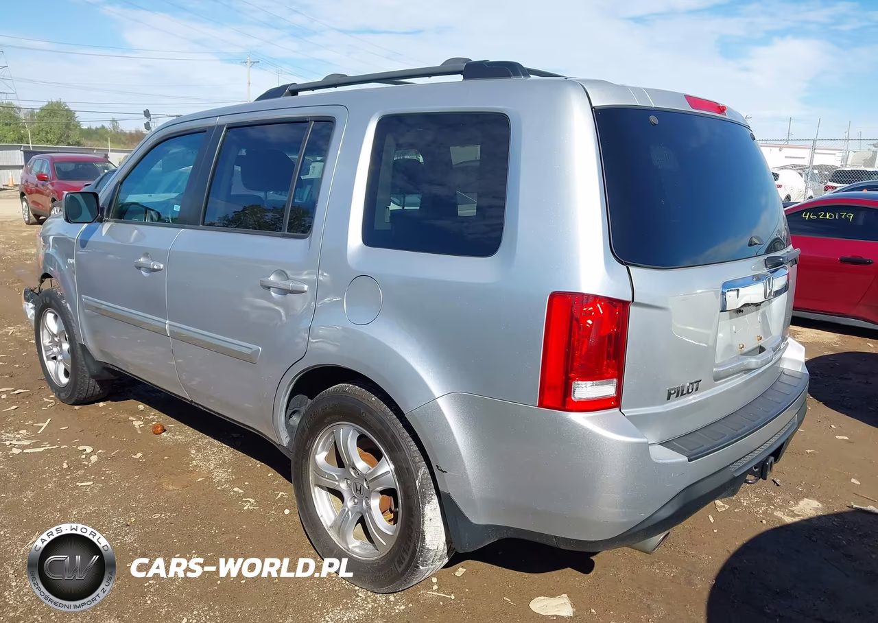 2013 Honda Pilot Ex-L VIN:5FNYF4H50DB017509 - 3