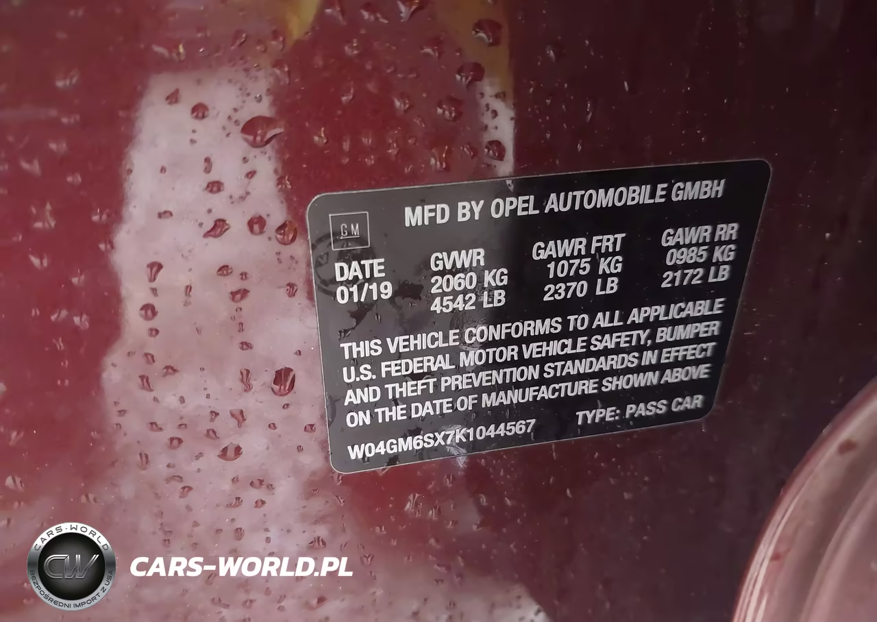 2019 Buick Regal Sportback Fwd Preferred Ii VIN:W04GM6SX7K1044567 - 9