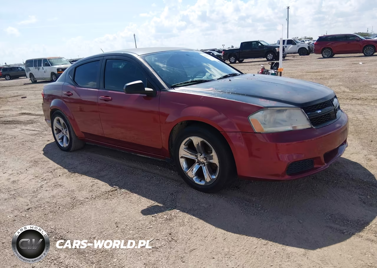 2014 Dodge Avenger Se VIN:1C3CDZAB1EN182537 - 1