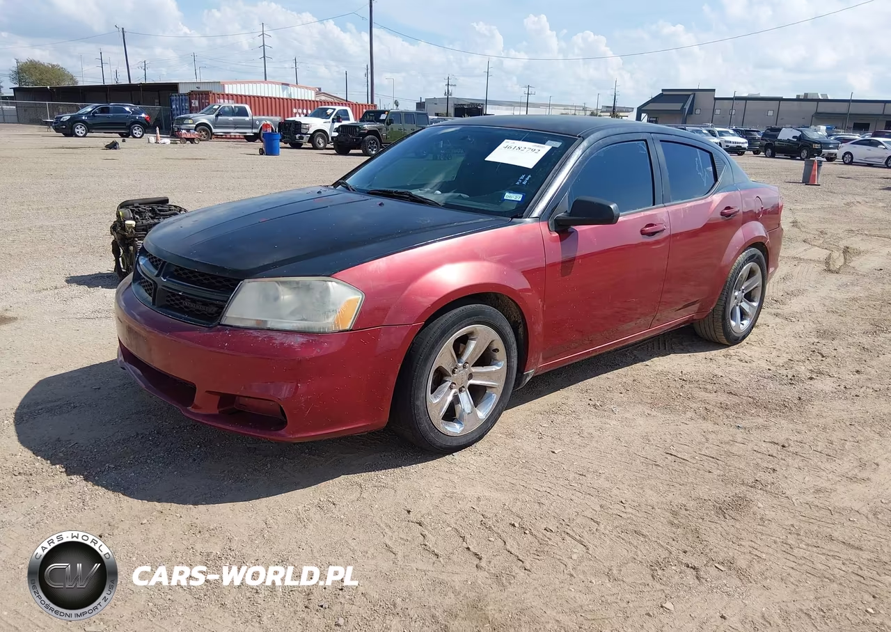 2014 Dodge Avenger Se VIN:1C3CDZAB1EN182537 - 2