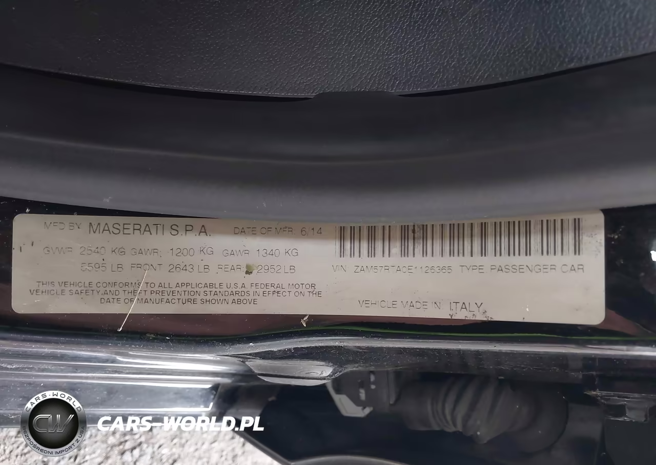 2014 Maserati Ghibli S Q4 VIN:ZAM57RTA0E1126365 - 9