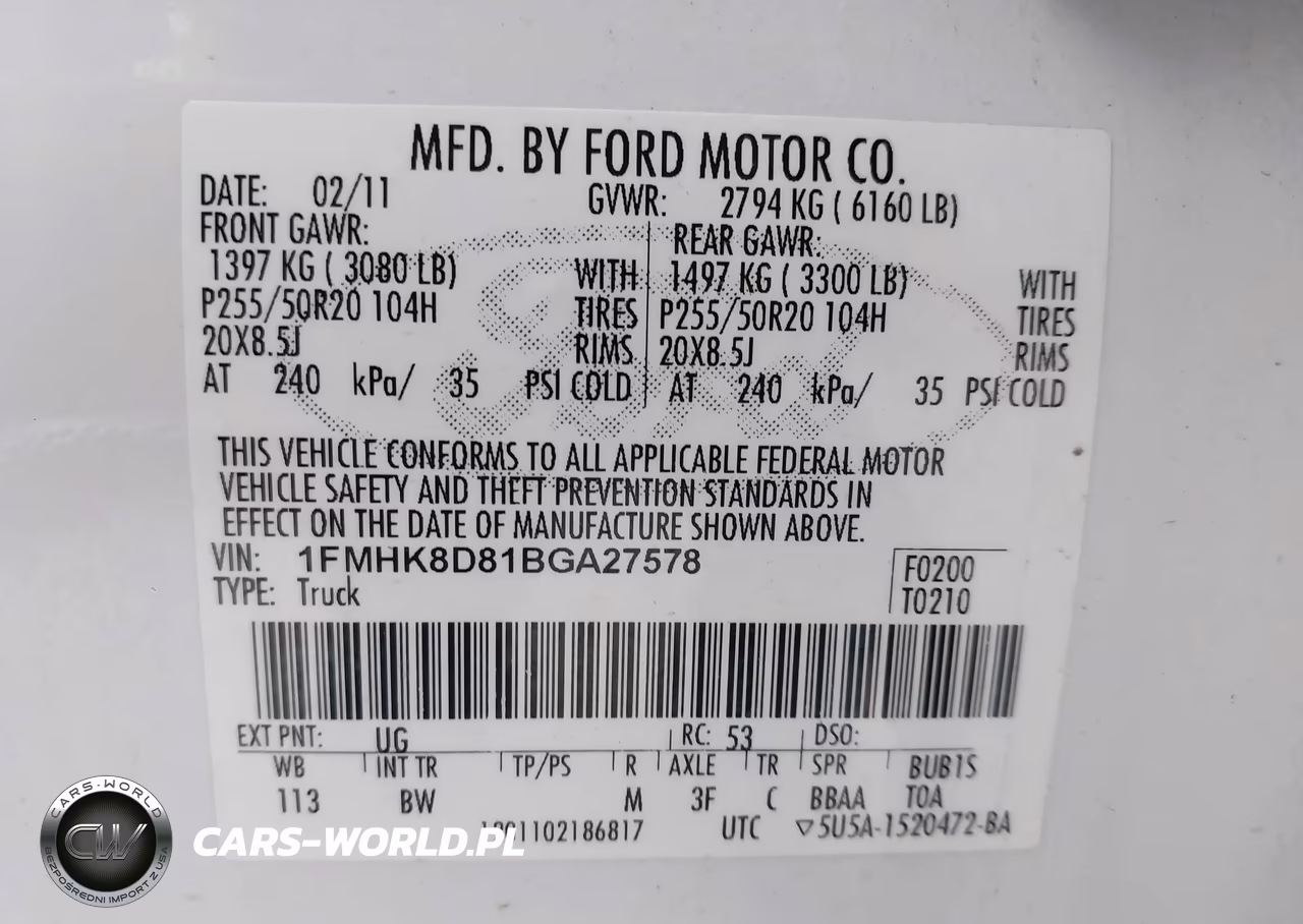 2011 Ford Explorer Xlt VIN:1FMHK8D81BGA27578 - 9