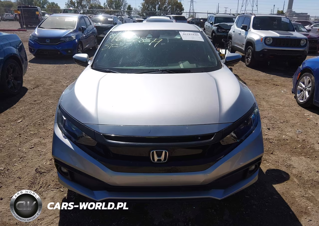 2021 Honda Civic Sport VIN:19XFC2F89ME001025 - 12