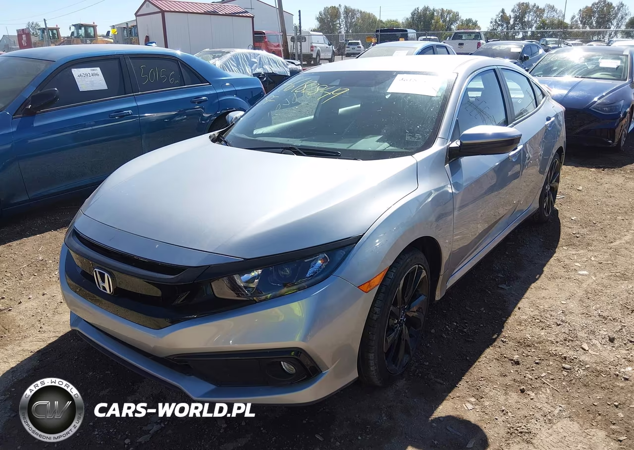 2021 Honda Civic Sport VIN:19XFC2F89ME001025 - 2