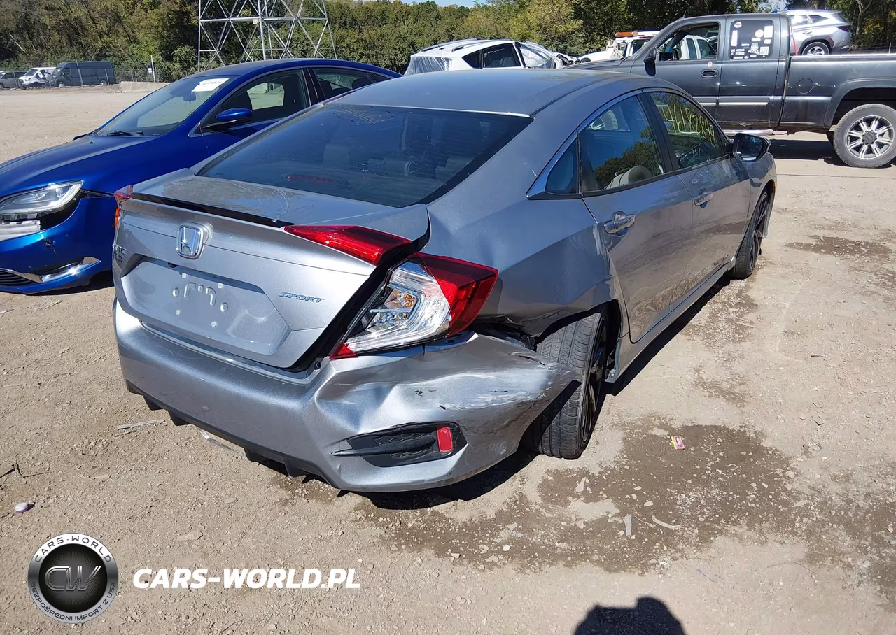 2021 Honda Civic Sport VIN:19XFC2F89ME001025 - 4