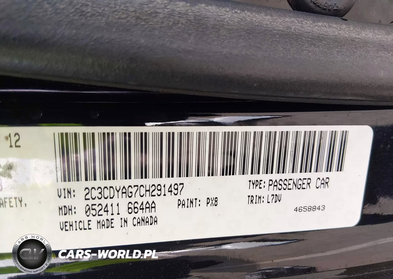 2012 Dodge Challenger Sxt VIN:2C3CDYAG7CH291497 - 9