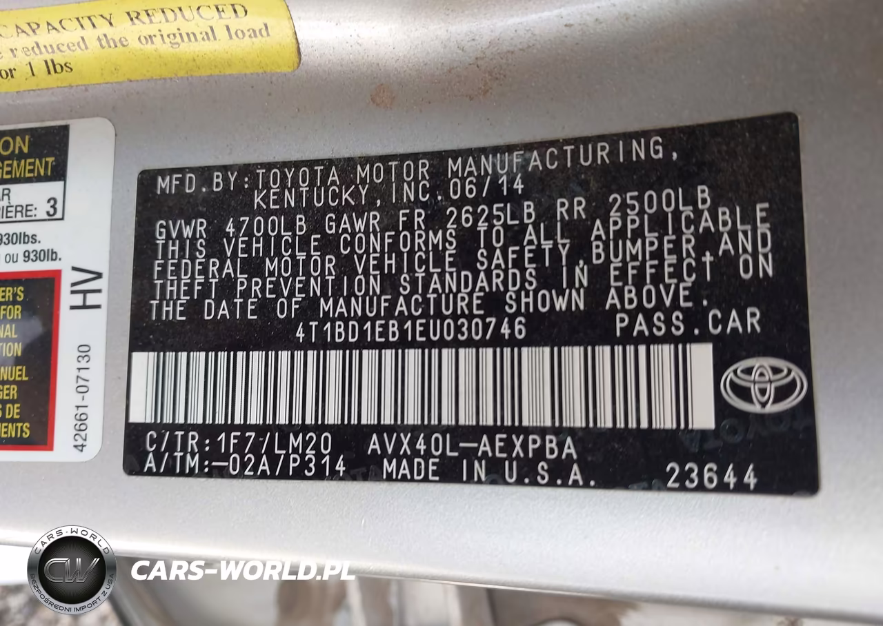 2014 Toyota Avalon Hybrid Limited VIN:4T1BD1EB1EU030746 - 9