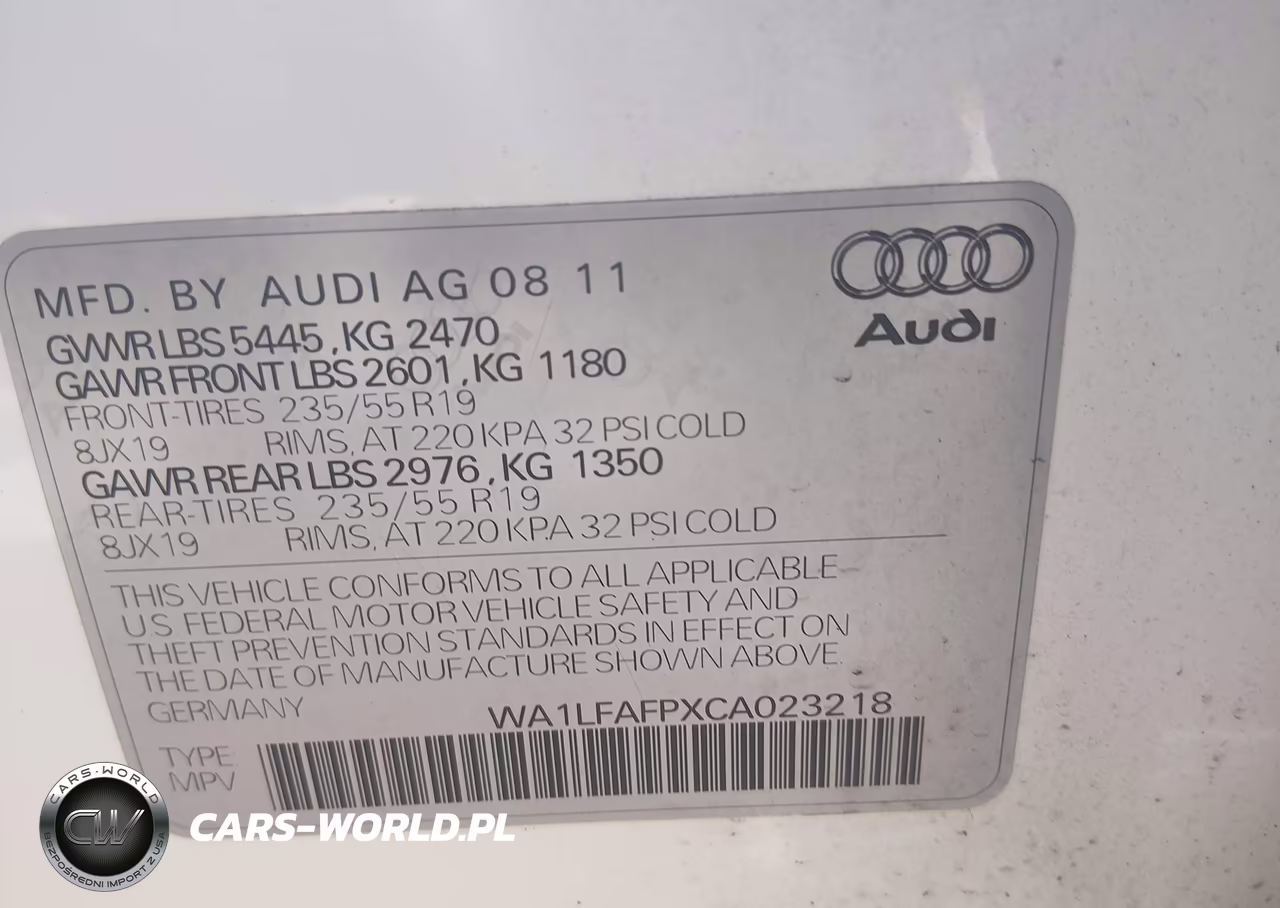 2012 Audi Q5 2.0T Premium VIN:WA1LFAFPXCA023218 - 9