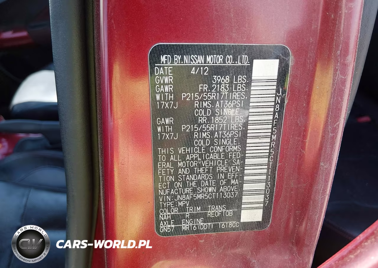 2012 Nissan Juke Sl VIN:JN8AF5MR5CT113037 - 9