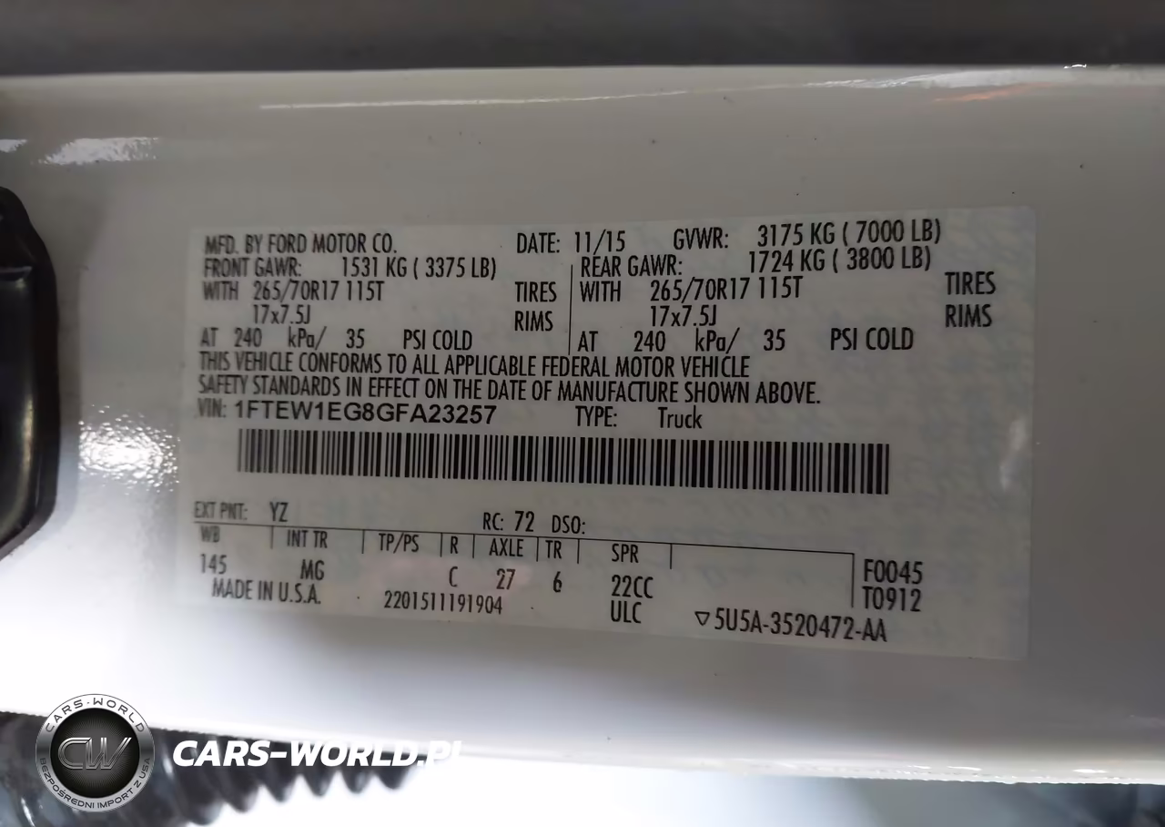 2016 Ford F-150 Xlt VIN:1FTEW1EG8GFA23257 - 9