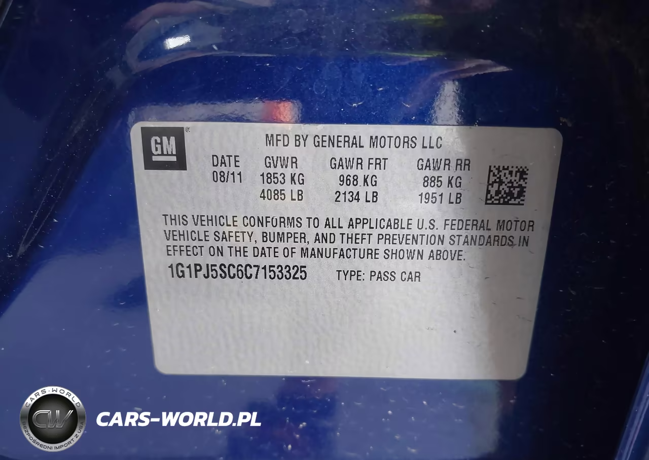 2012 Chevrolet Cruze Eco VIN:1G1PJ5SC6C7153325 - 9