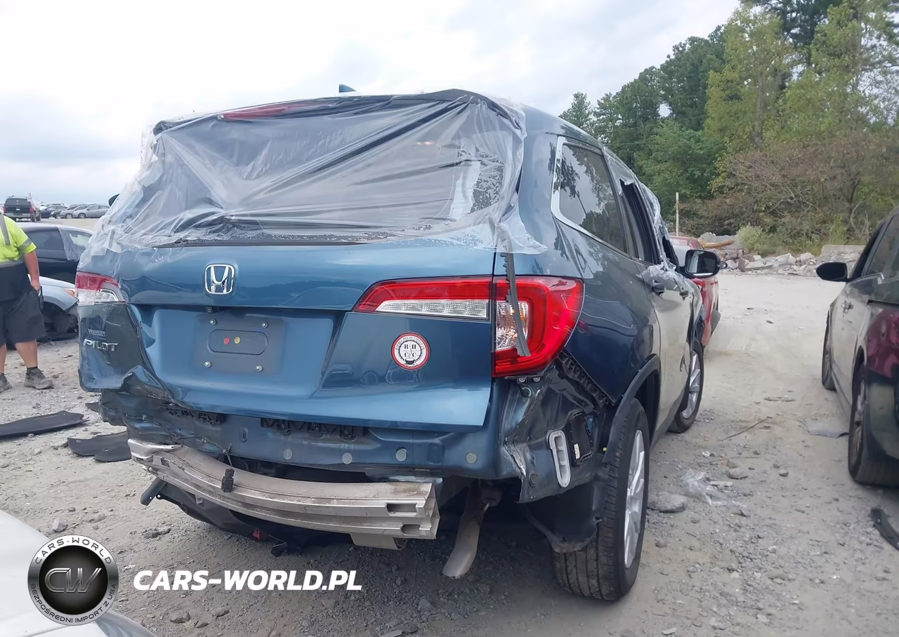 2019 Honda Pilot Lx VIN:5FNYF5H16KB029955 - 4