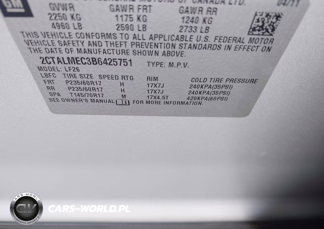 2011 GMC Terrain Sle-1 VIN:2CTALMEC3B6425751 - 9