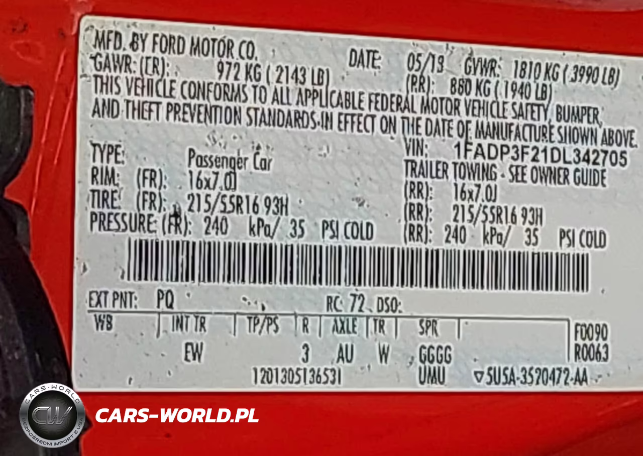 2013 Ford Focus Se VIN:1FADP3F21DL342705 - 9