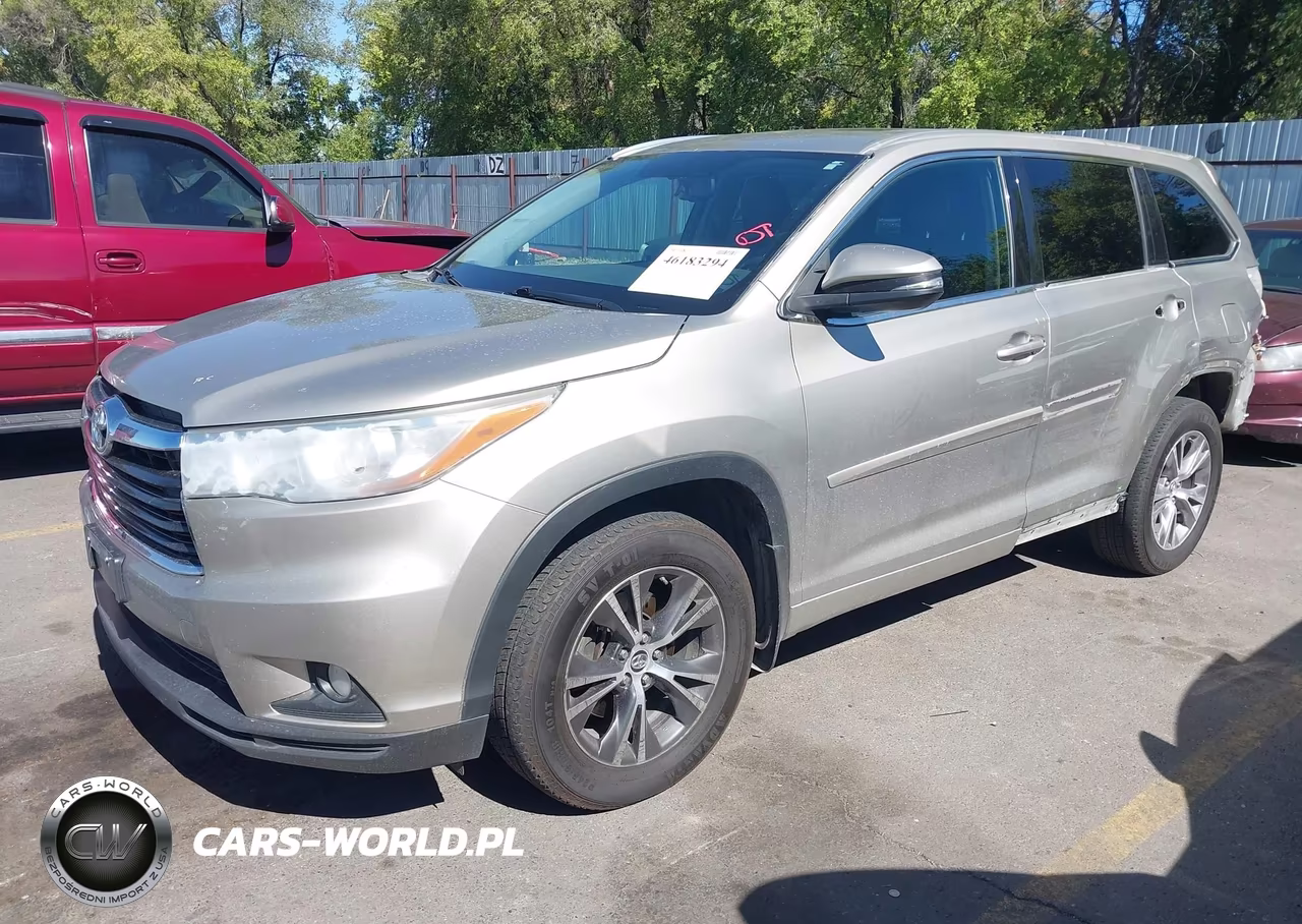 2016 Toyota Highlander Xle V6 VIN:5TDJKRFH8GS266678 - 2