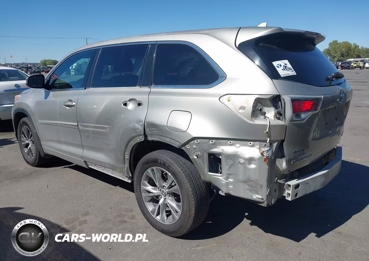 2016 Toyota Highlander Xle V6 VIN:5TDJKRFH8GS266678 - 3