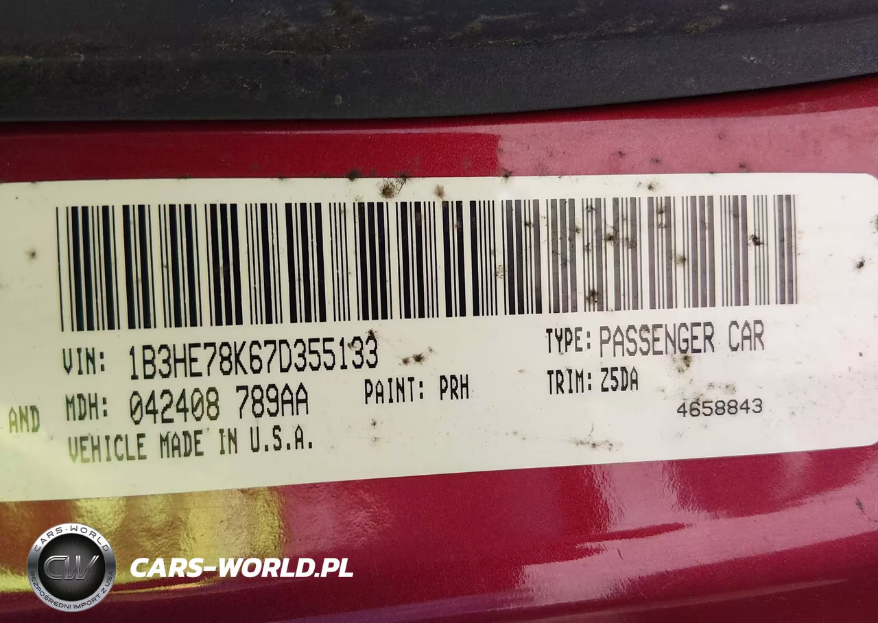 2007 Dodge Caliber R-T VIN:1B3HE78K67D355133 - 9