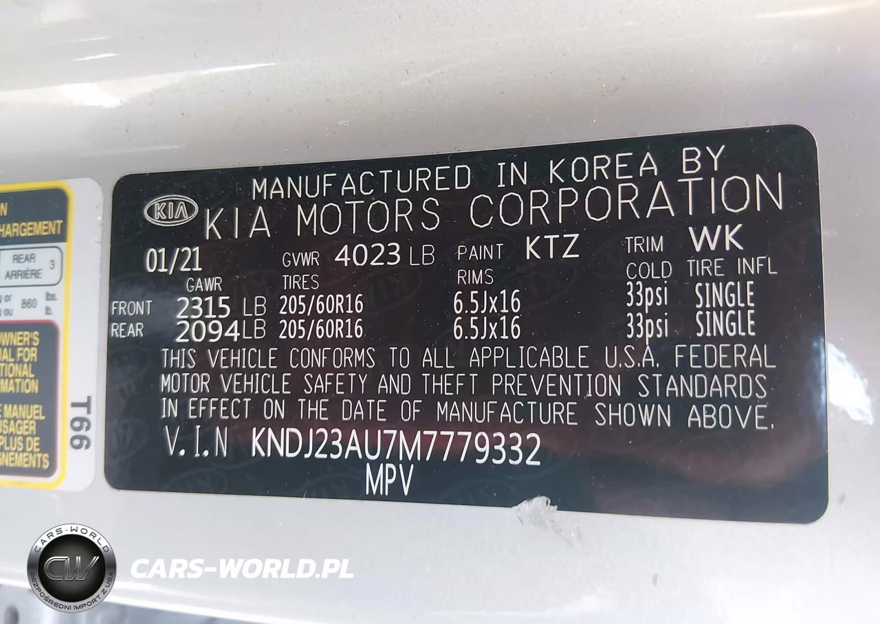 2021 Kia Soul Lx VIN:KNDJ23AU7M7779332 - 9