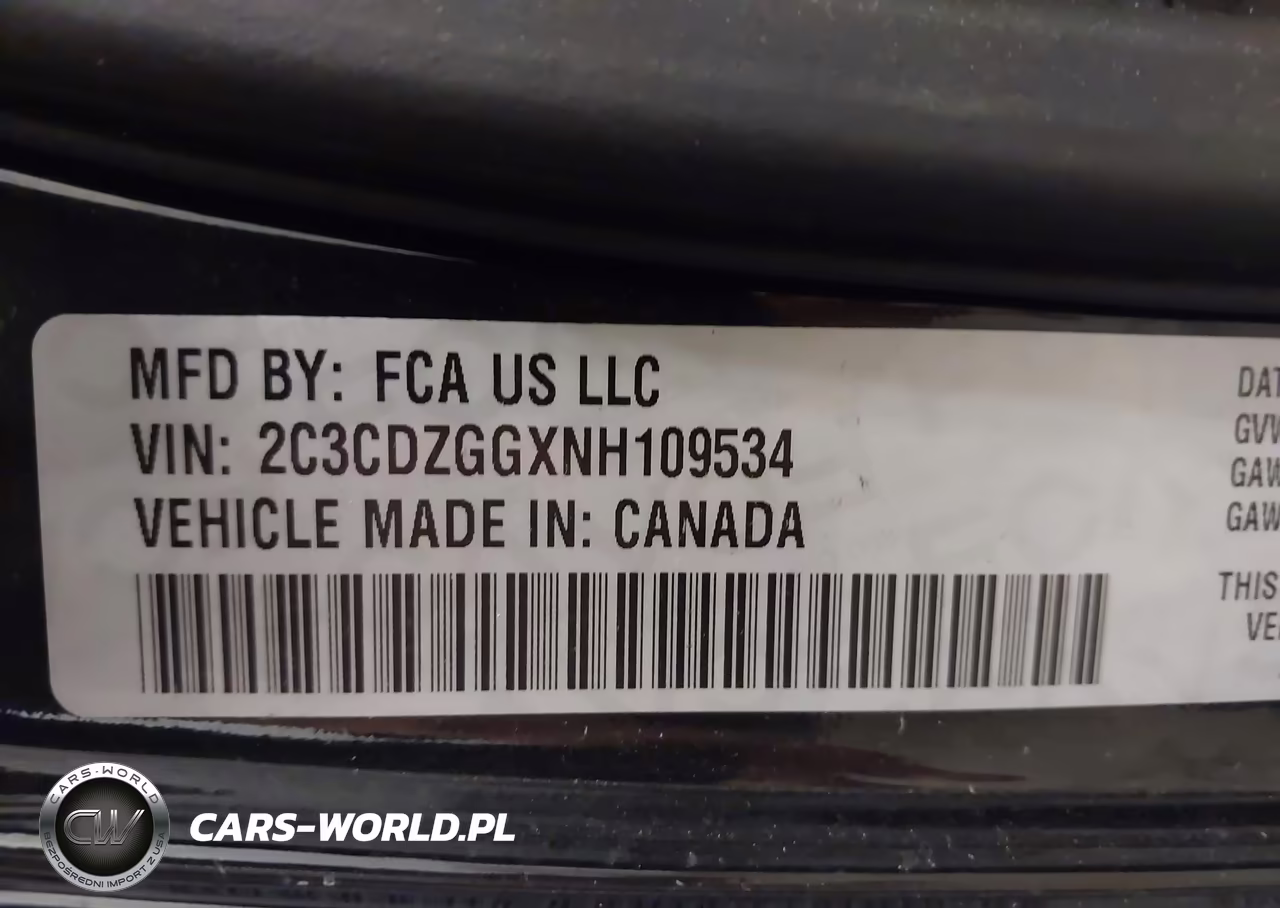 2022 Dodge Challenger Sxt Awd VIN:2C3CDZGGXNH109534 - 9