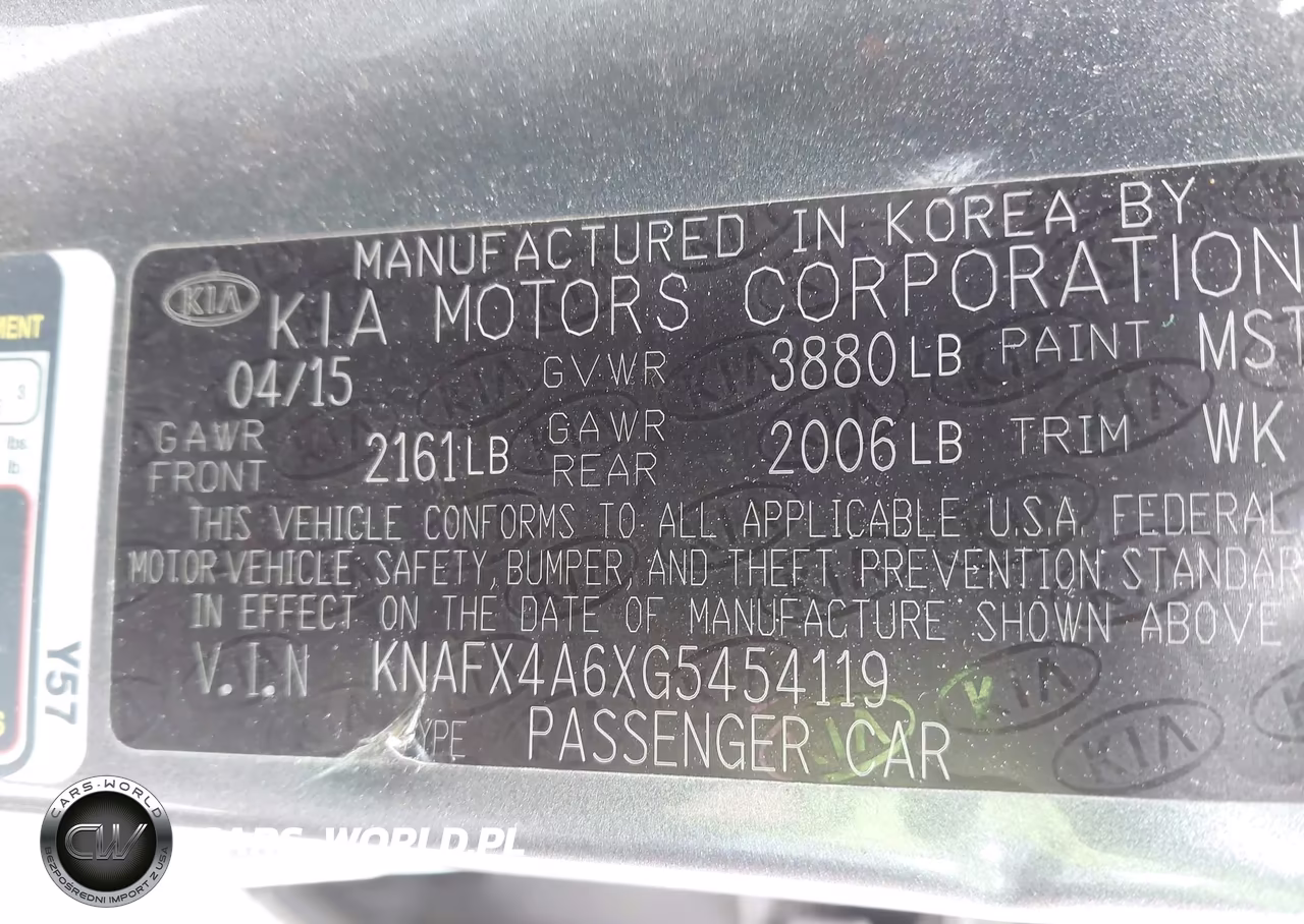 2016 Kia Forte Lx VIN:KNAFX4A6XG5454119 - 9
