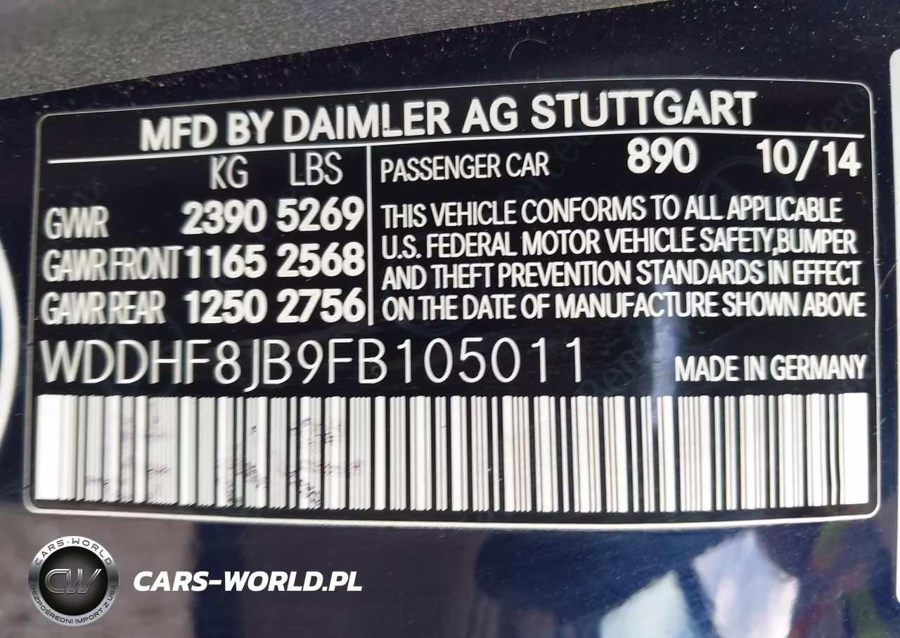 2015 Mercedes-Benz E 350 4Matic VIN:WDDHF8JB9FB105011 - 9