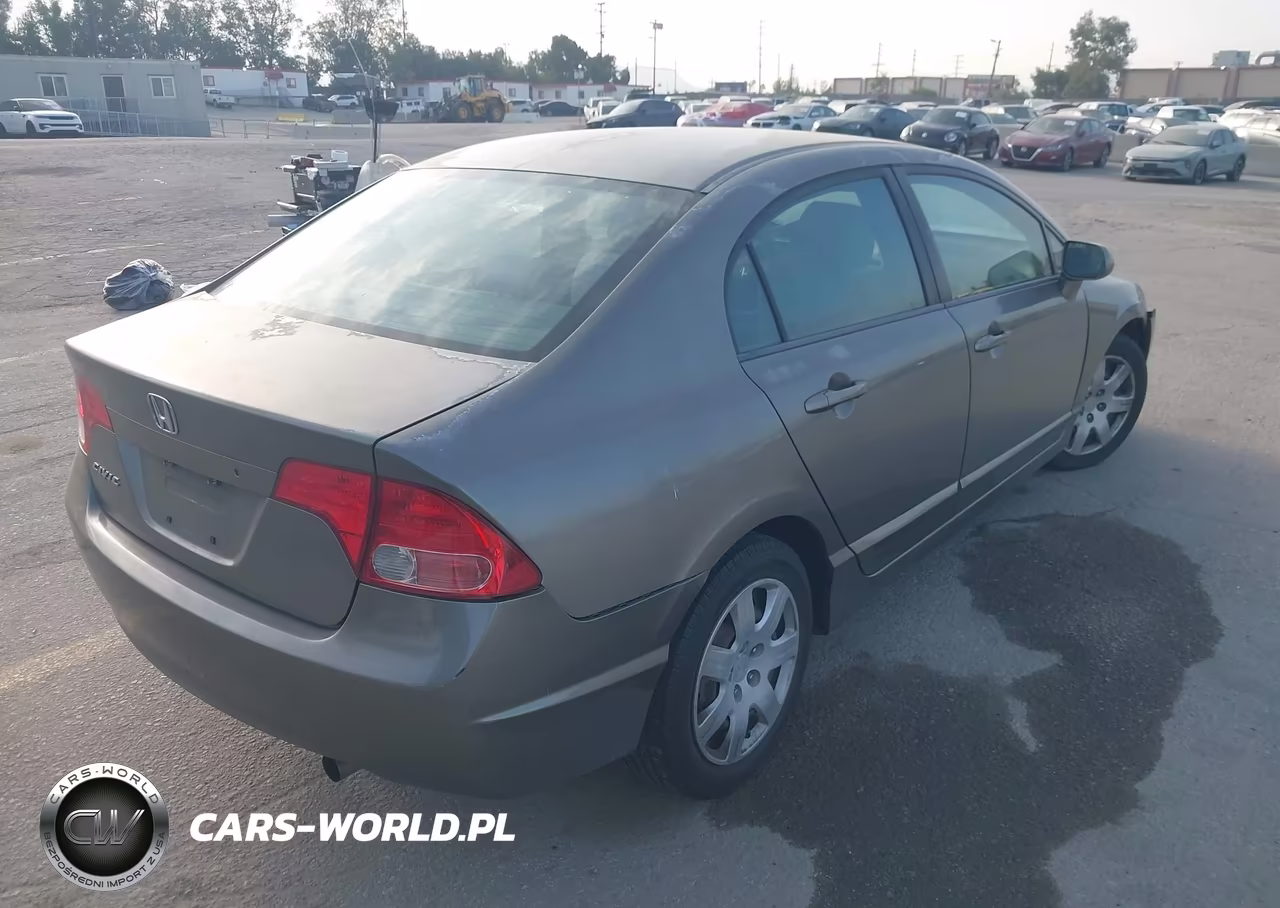 2007 Honda Civic Lx VIN:2HGFA16507H509402 - 4