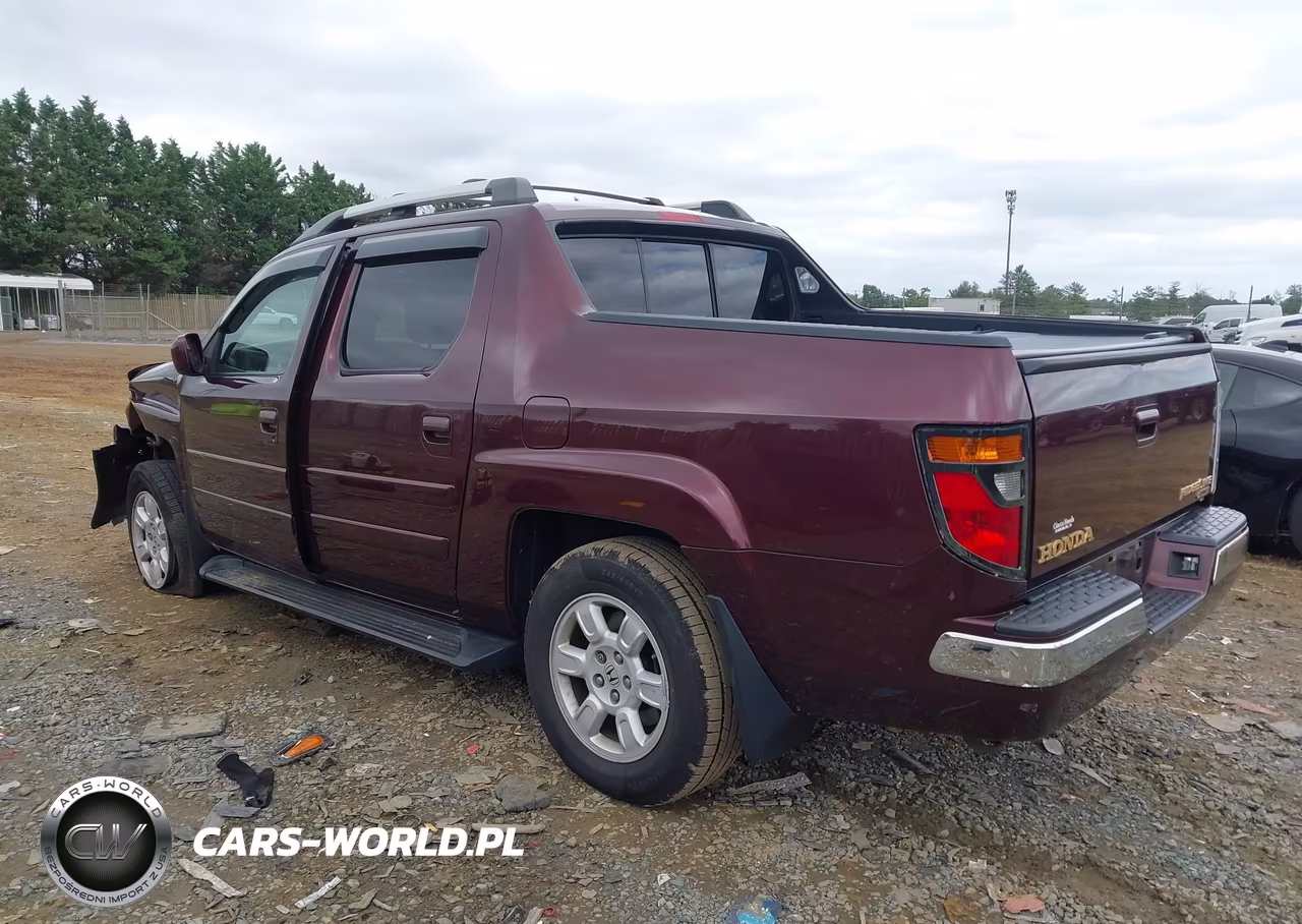 2007 Honda Ridgeline Rtl VIN:2HJYK16517H534390 - 3